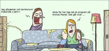 Far afmærker sit territorium
