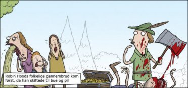 Robin Hood før bue og pil