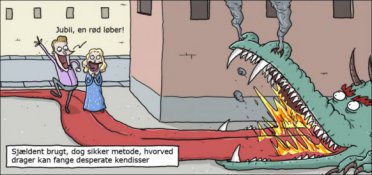 Følg denne røde løber, Amalie!
