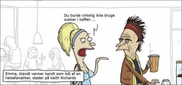Sukker i kaffen? Øh nej, Keith Richards!