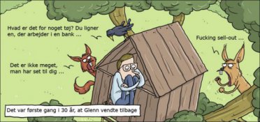 Glenn vender tilbage til barndommens træhus