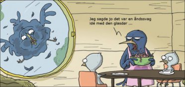 Ny glasdør