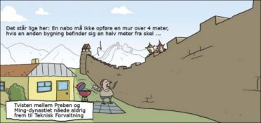 Nyopført mur