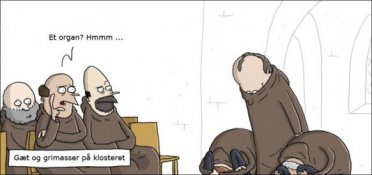 Gæt og grimasser i klosteret