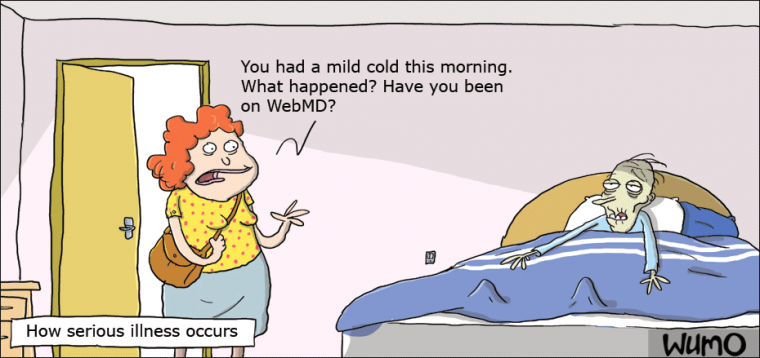 How serious illness occurs