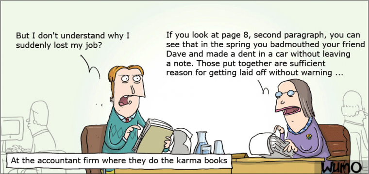 Karma is a bitch