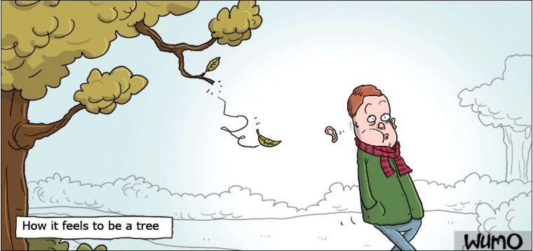 How it feels to be a tree