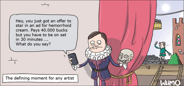 The defining moment for any artist
