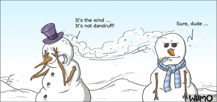 It's not dandruff!!