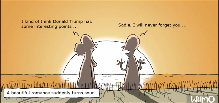 A beautiful romance turns sour