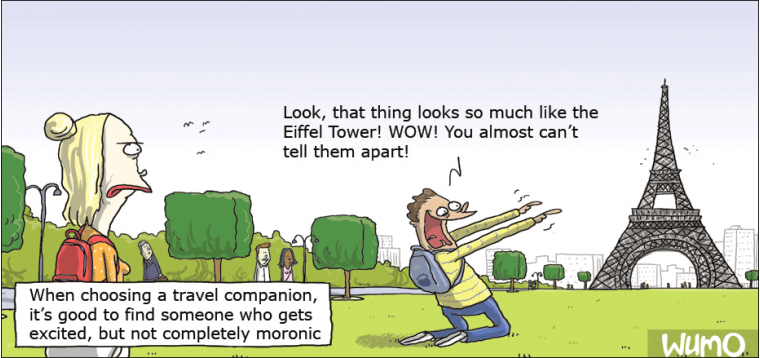 Finding a balance between excited and moronic