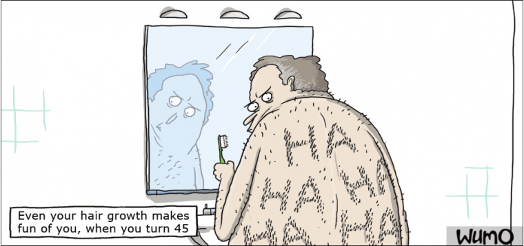 Your hair growth is mocking you