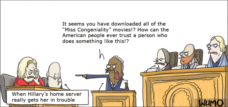 What else did you have on that server, Hillary?