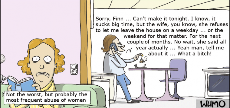 The most frequent abuse of women