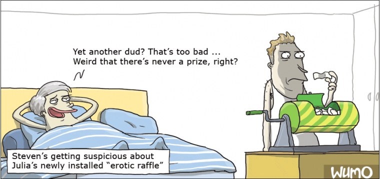 The erotic raffle