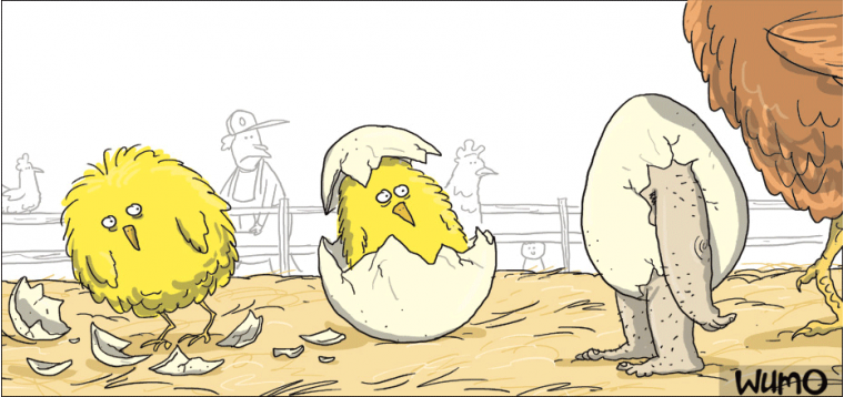 Who have you been sleeping with, hen?!