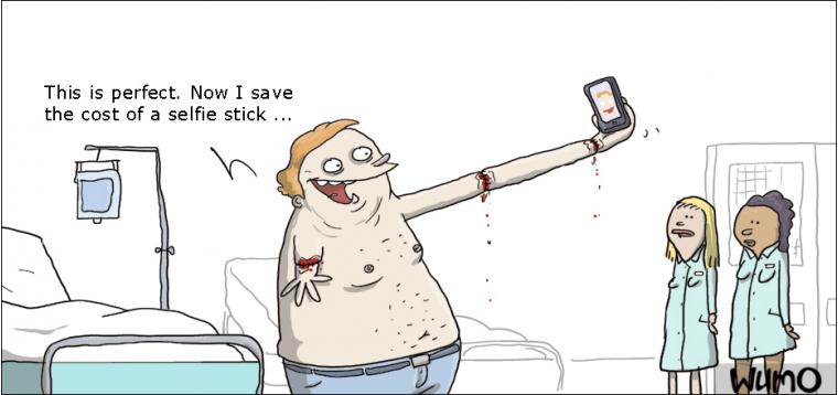 How to save the cost of a selfie stick