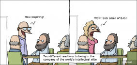 Meeting the world's intellectual elite