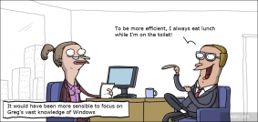 Greg was very efficient