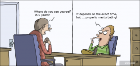 At the guidance counselor ...