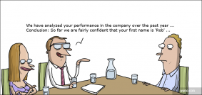 Rob's performance review