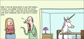 Always invite unicorns over for lunch