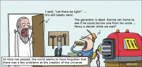 "Let there be light!"