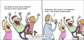 Having fun has changed