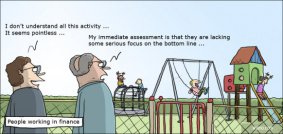 People working in finance