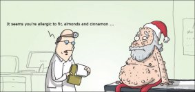 Allergic santa