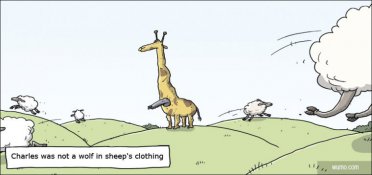 Wolf in sheep's clothing gone wrong