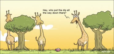 Dip's out of reach