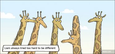Always wanting to be different