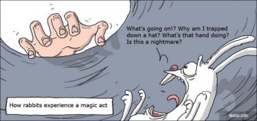 Silly rabbit, tricks are for kids