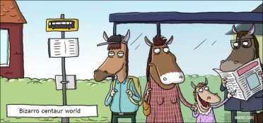 Bizarro centaur world