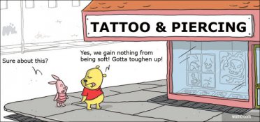No more soft Pooh