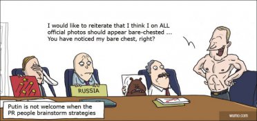 Catch myself a bare-chested Putin