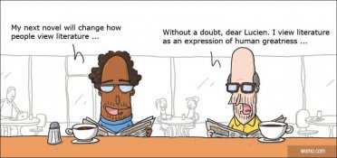 Change how people view literature