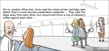 Office duel