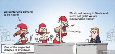 Santa girls