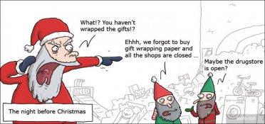 The night before christmas panic