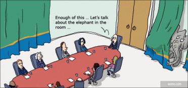 Let's talk about the elephant in the room