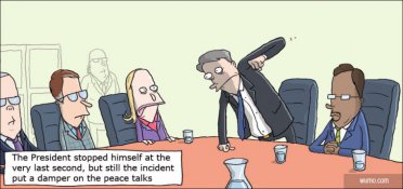 Peaceful peace talks