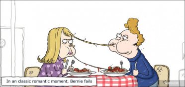 A romantic moment ruined
