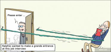 A grand entrance