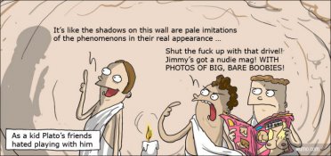 Plato was quite unpopular