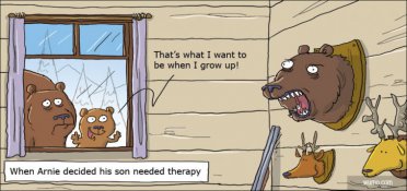 The kid needs therapy