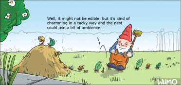 The ant hill needs some ambience