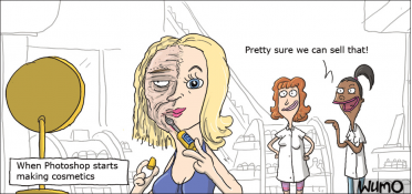When Photoshop starts making cosmetics
