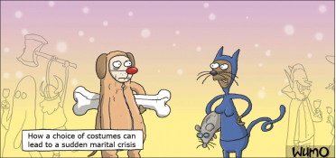 How a choice of costume can led to a marital crisis